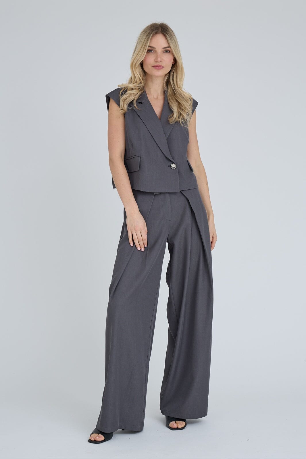 A-View - Jula Pants AV8393 - 990 - Medium Grey Melange