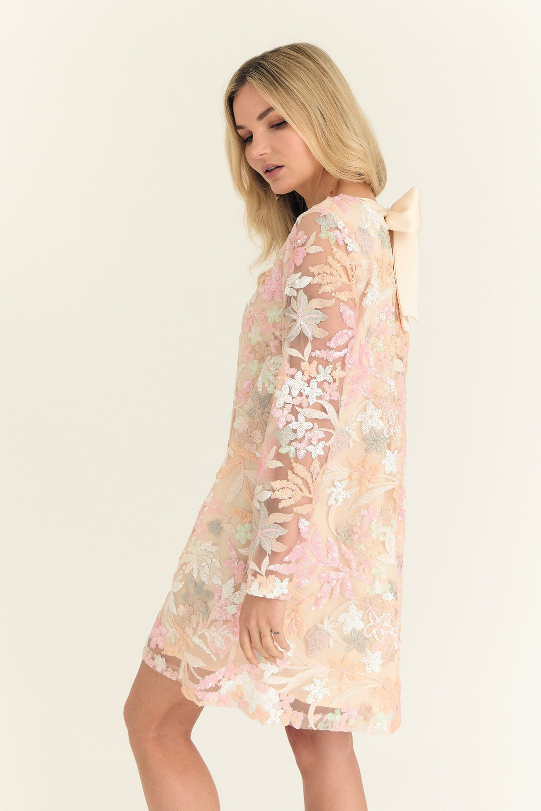 A-View - Kaprifol Dress AV7032 - 147 - Pale Rose Kjoler 
