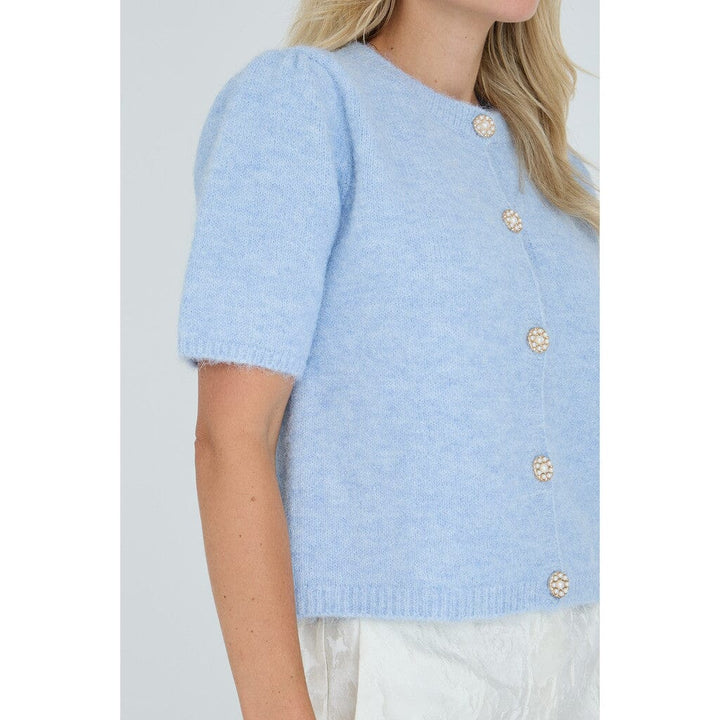 A-View - Lissi Knit Cardigan AV7073 - 282 - Light Blue Cardigans 