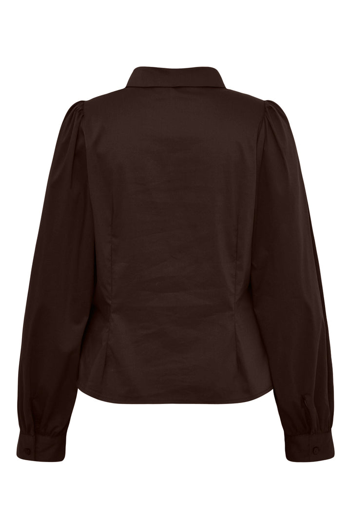 A-View - Malika Shirt AV4639 - 194 - Dark Brown Skjorter 