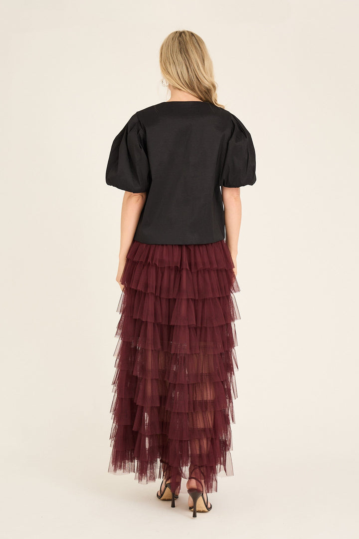 A-View - Miranda Skirt AV4798 - 250 - Burgundy Nederdele 
