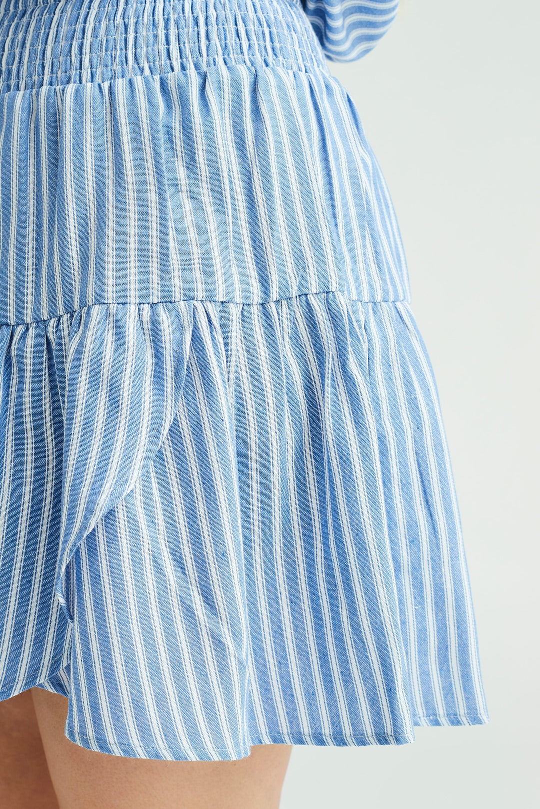 A-View - Safia Skirt - 112 Blue/White Stribe Nederdele 