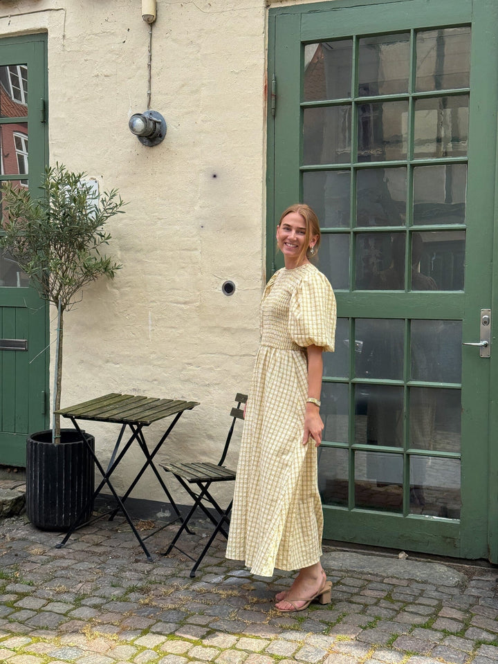 A-View - Tabita Dress AV5010 - 069 - Pale Yellow Kjoler 