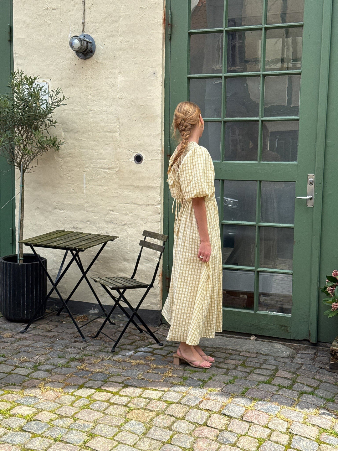 A-View - Tabita Dress AV5010 - 069 - Pale Yellow Kjoler 