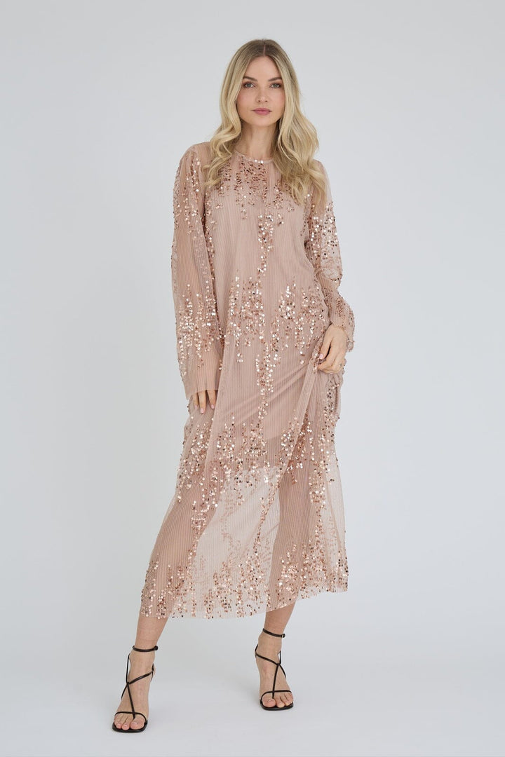 A-View - Ying Dress AV8378 - 316 - Almond