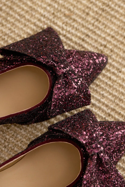 Angulus - 1550-104 1550-104 - Berry Glitter/bordeaux Pumps 