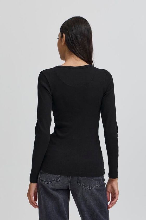 Ball - Baaltobelli Ls Tshirt 50405329 - 193911 - Black Bluser 