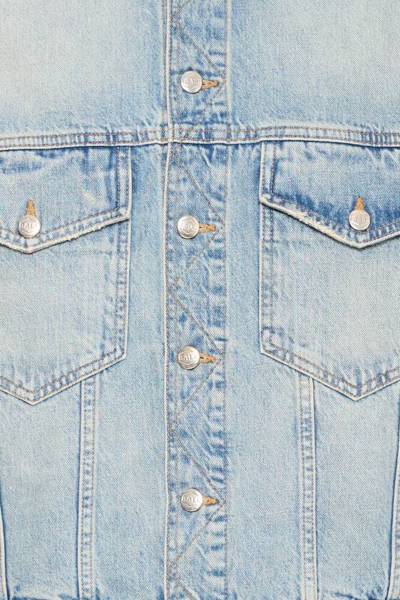 Ball - Bacammie W. Shadow Logo Denim 50408035 - 900005058 - Vintage Tinted Indiigo Jakker 