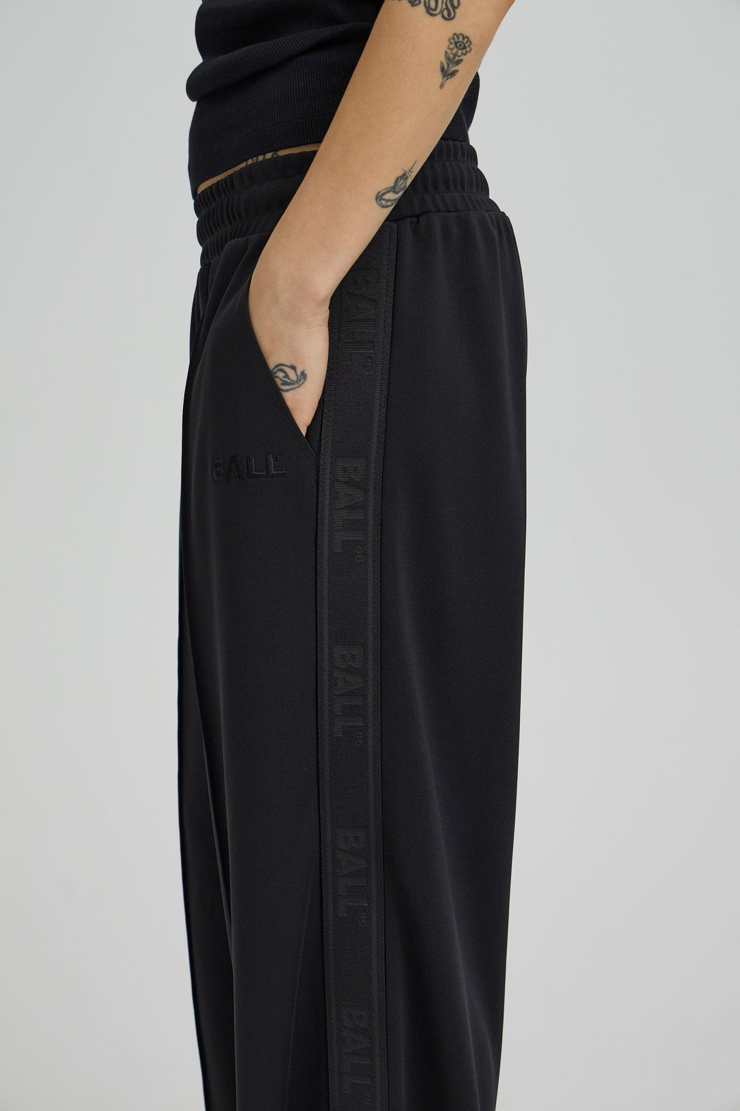 Ball - Banicolina Blk Track Pants 50408143 - 193911 - Black Bukser 