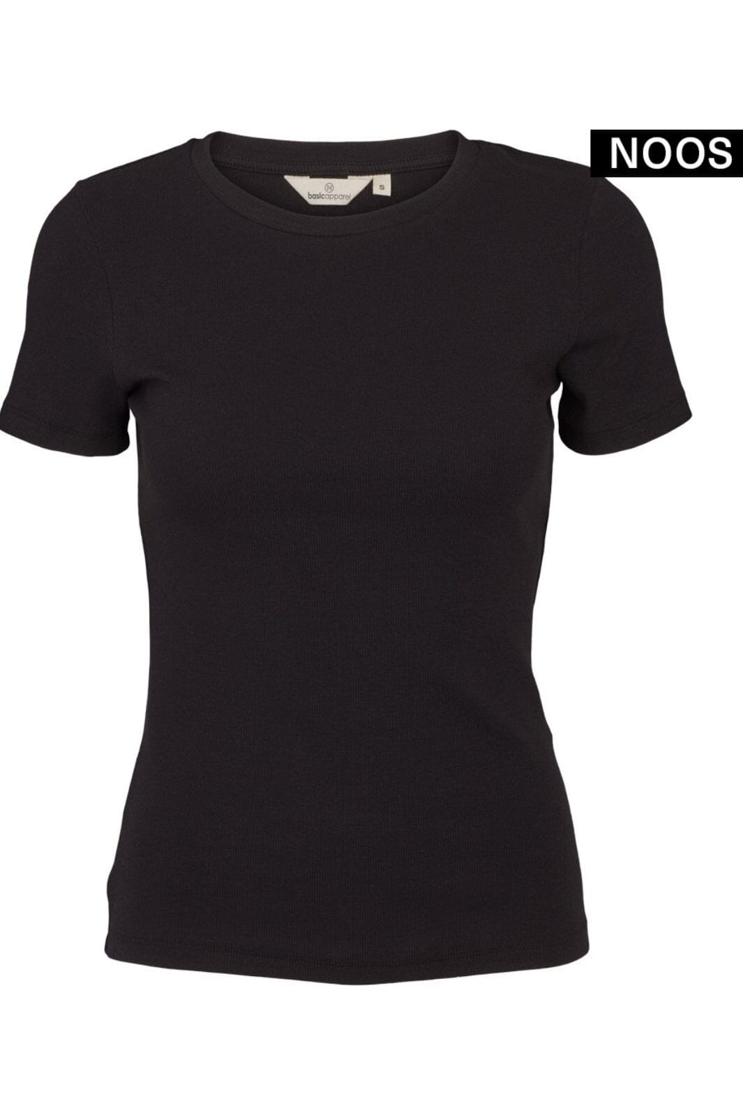Basic Apparel - Ludmilla SS O-Neck GOTS - 001 Black T-shirts 