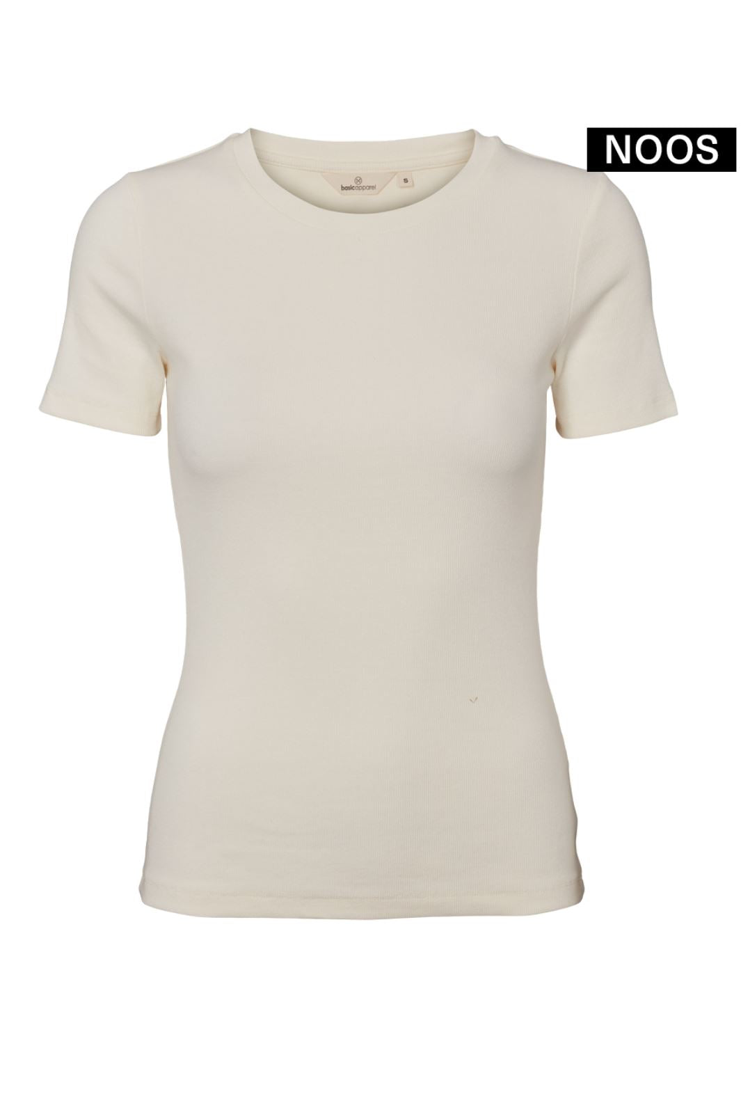 Basic Apparel - Ludmilla SS O-Neck GOTS - 330 Whisper White T-shirts 