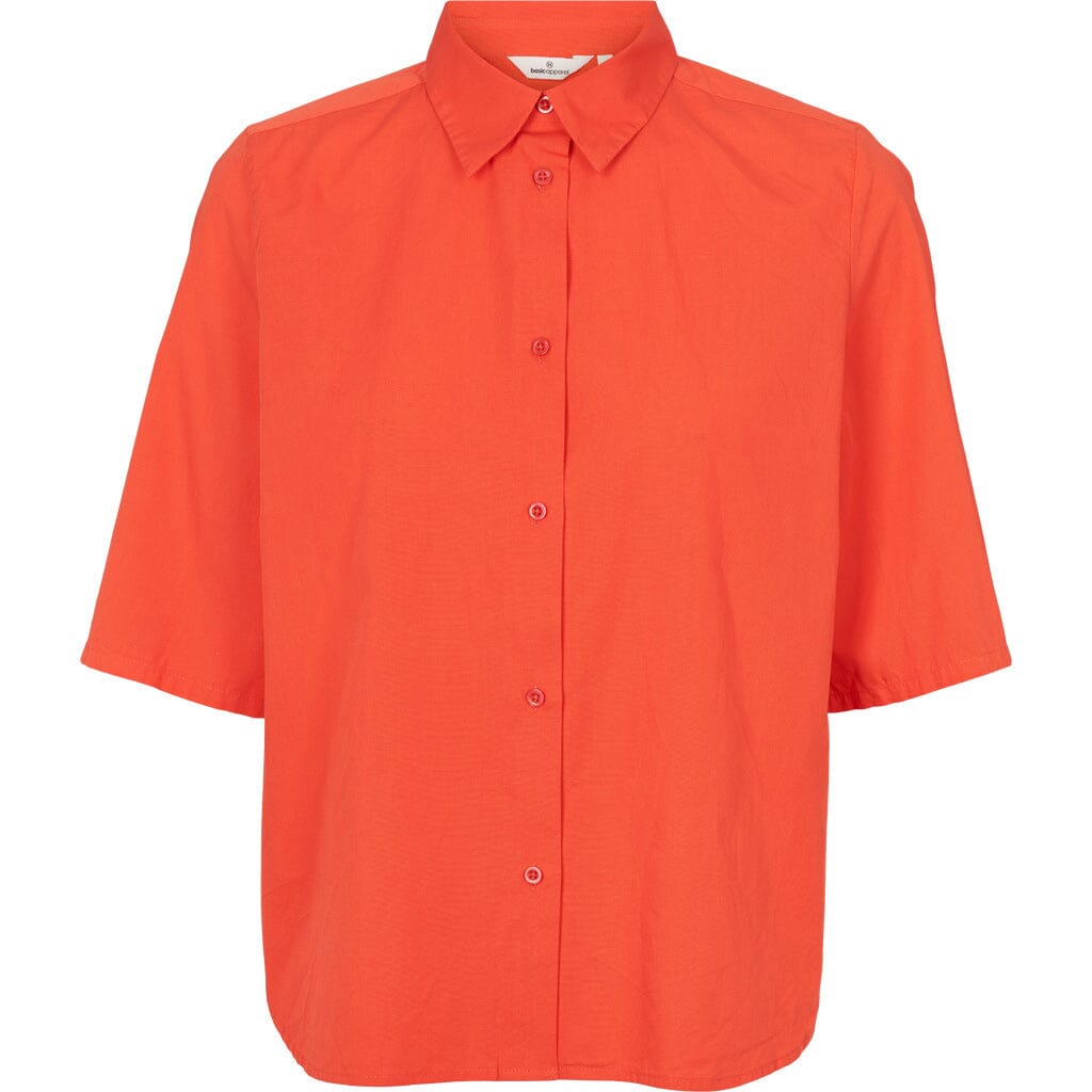 Basic Apparel - Silje Ss Shirtba416-21 - 753 Grenadine