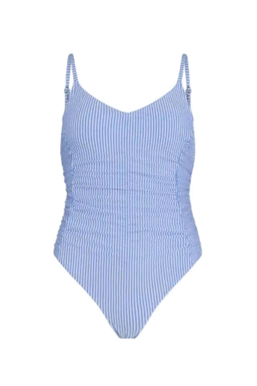 Beck Söndergaard - Striba Gathered Bea Swimsuit 1111700027 - 1187 - Provence Blue Badedragter 