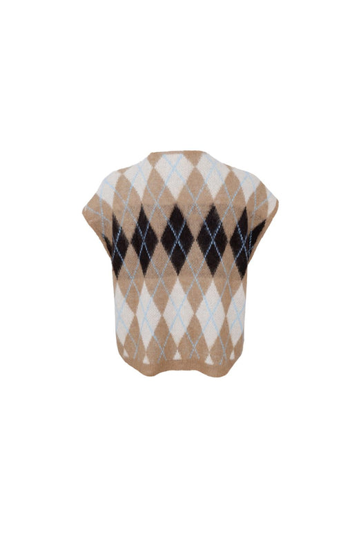 Black Colour - Bcalvina Knit Vest 41236 - Latte