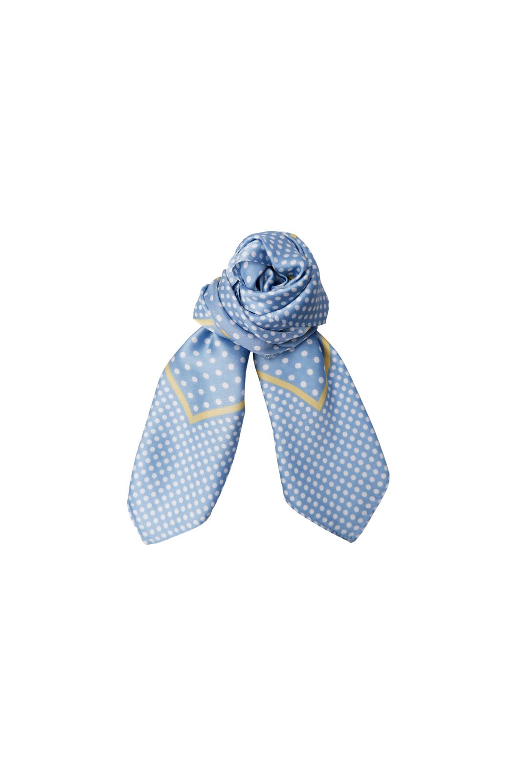 Black Colour - Bcamarin Mini Scarf 3668 - Lt. Blue