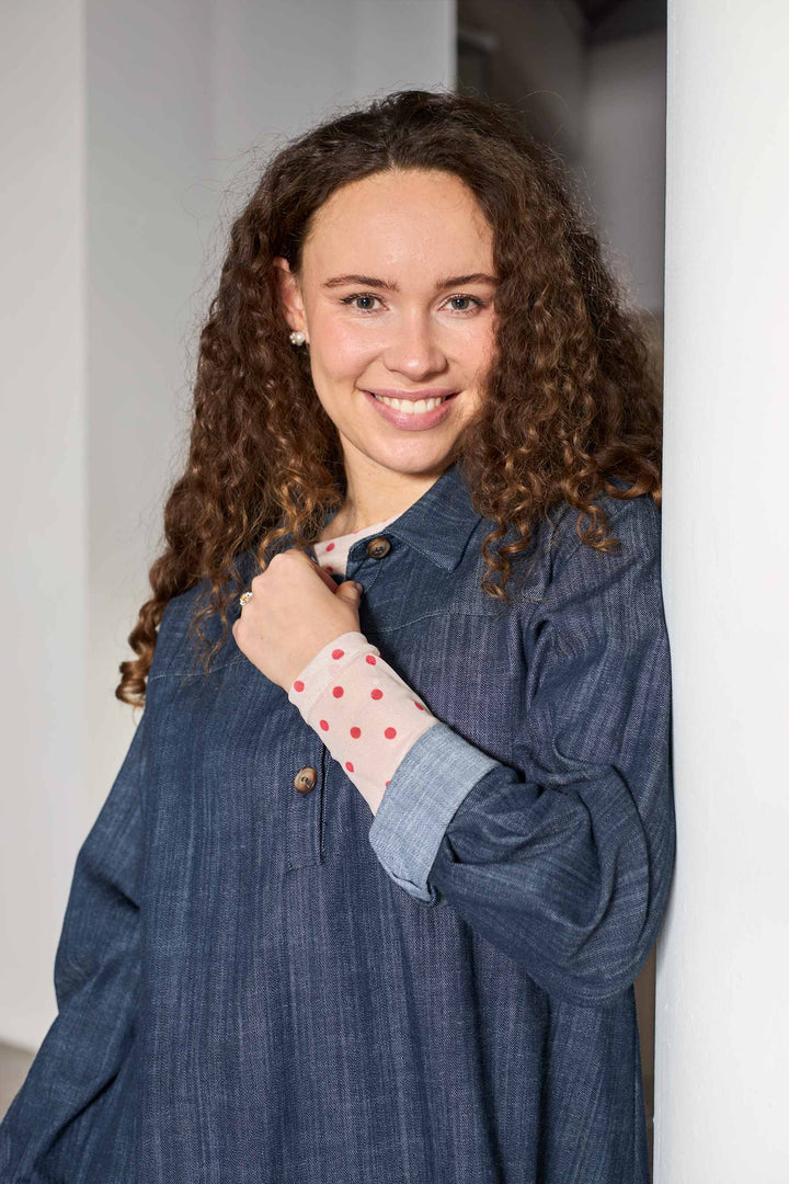 Black Colour - Bcannie Mesh Blouse 3846 - Shirts - Red Dot Bluser 