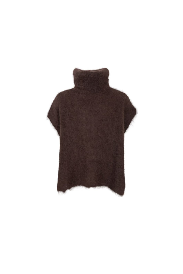 Black Colour - Bcbjoerk Rollneck Vest 1216 - Coffee