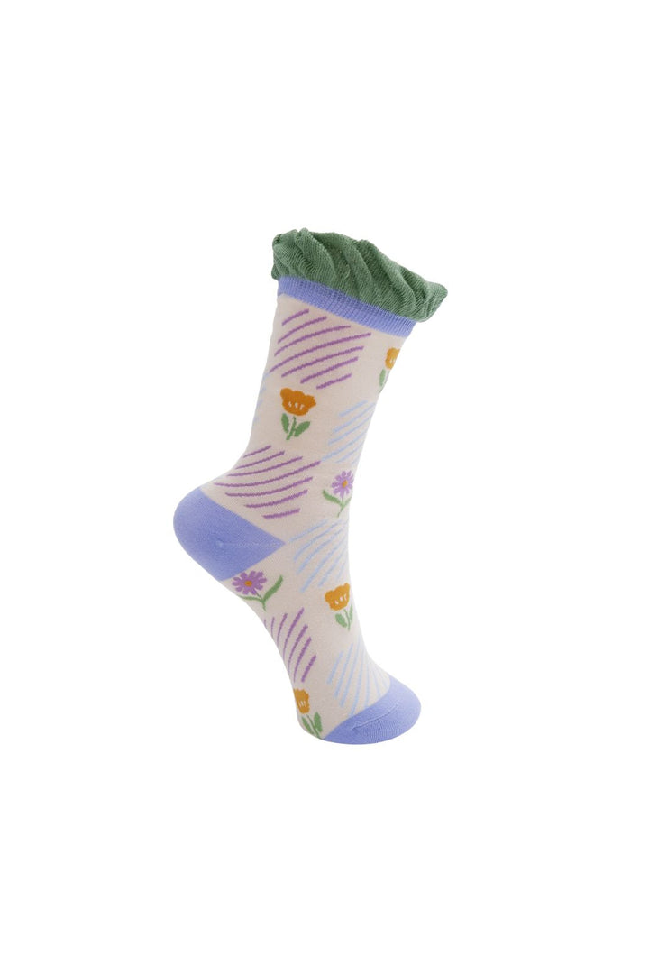 Black Colour - Bcblaine Sock 8525 - Jade Lavender