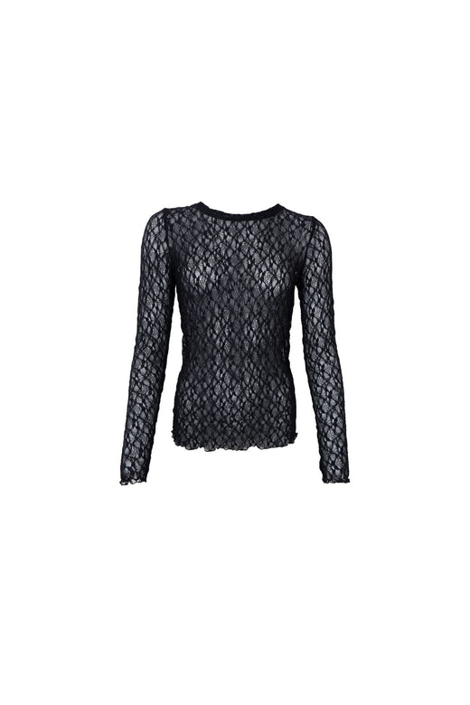 Black Colour - Bccecily Lace Blouse 41288 - Shirts - Coffee