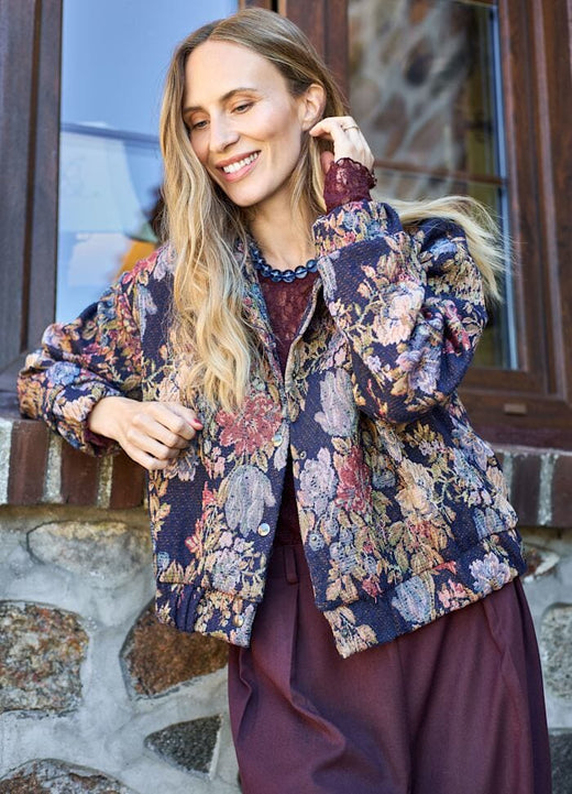 Black Colour - Bccecily Lace Blouse 41288 - Shirts - Plum Bluser 