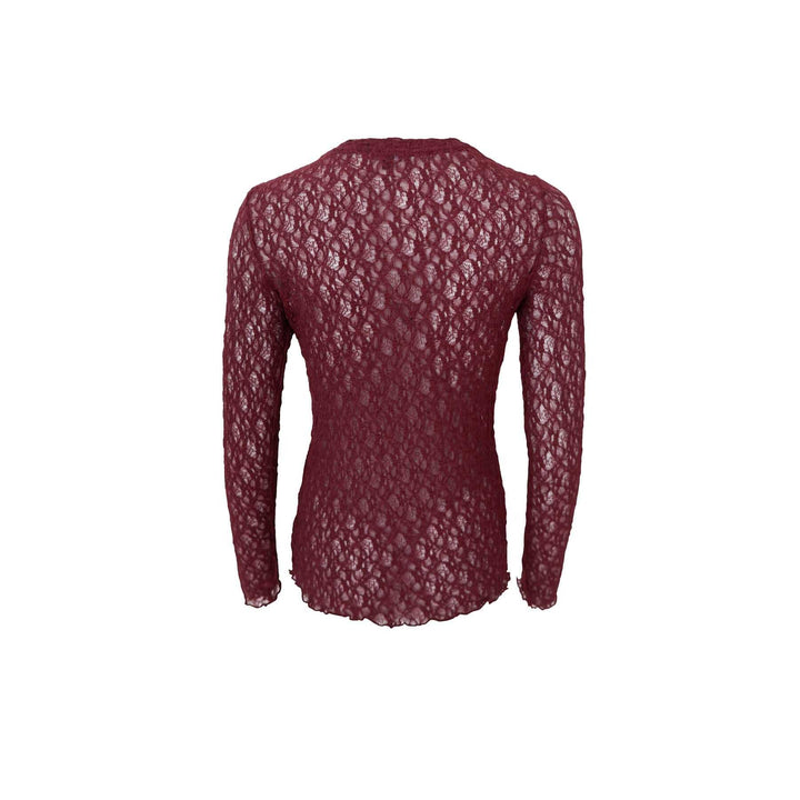 Black Colour - Bccecily Lace Blouse 41288 - Shirts - Plum Bluser 