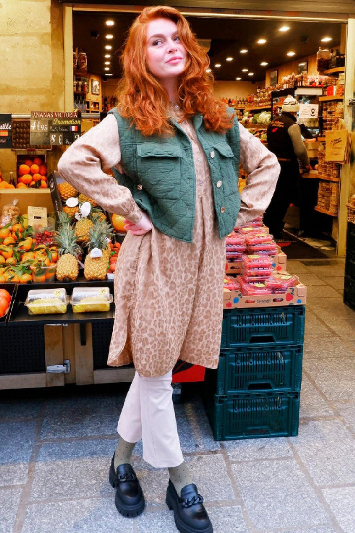 Black Colour - BcCleo Jacquard Tunic Shirt - Frappe Kjoler 