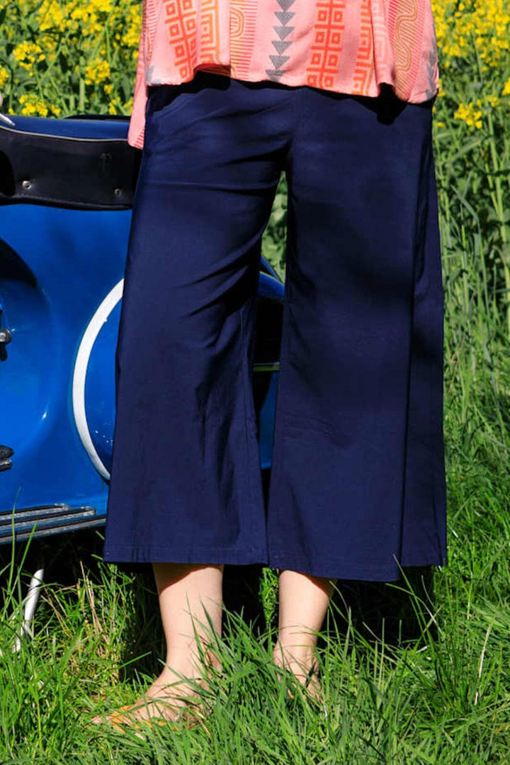 Black Colour - Bcdavina Culotte Pant 40912 - Navy