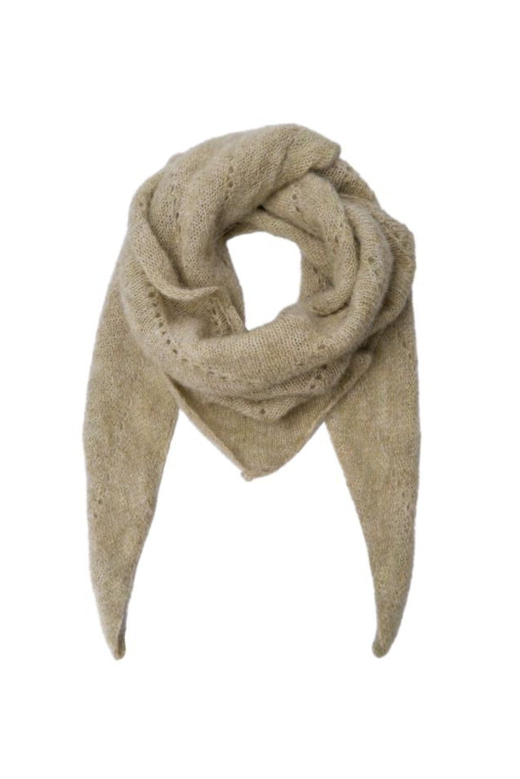 Black Colour - Bcdell Knitted Mini Scarf 208327 - Pistachio