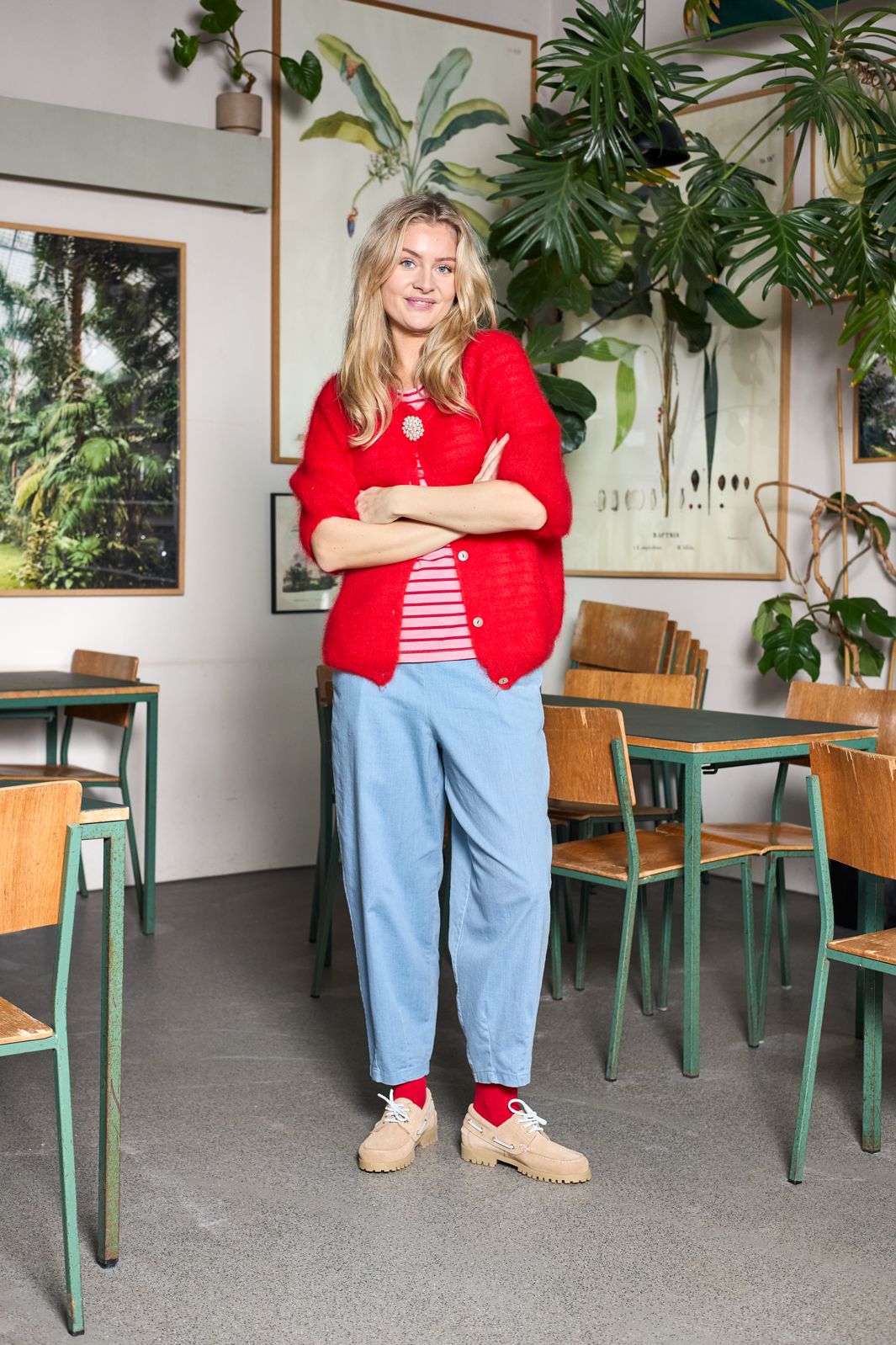 Black Colour - Bcdenice Denim Barrel Pant 41061 - Lt. Denim