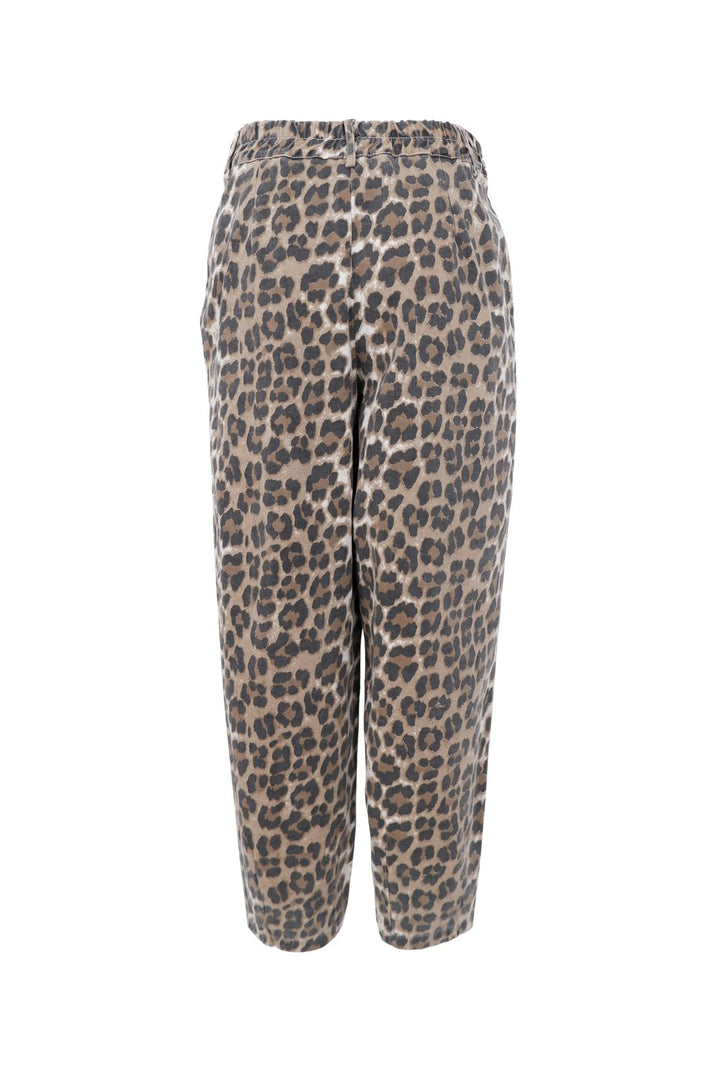 Black Colour - Bcellie Barrel Pant 41092 - Leopard