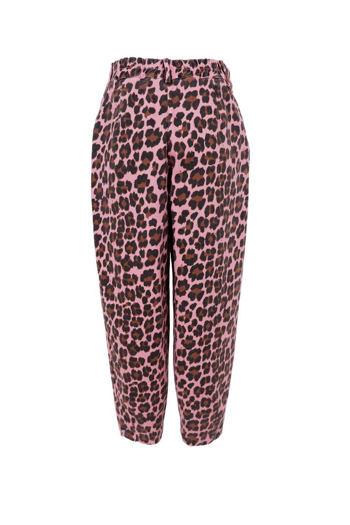 Black Colour - Bcellie Barrel Pant 41092 - Pink Leo