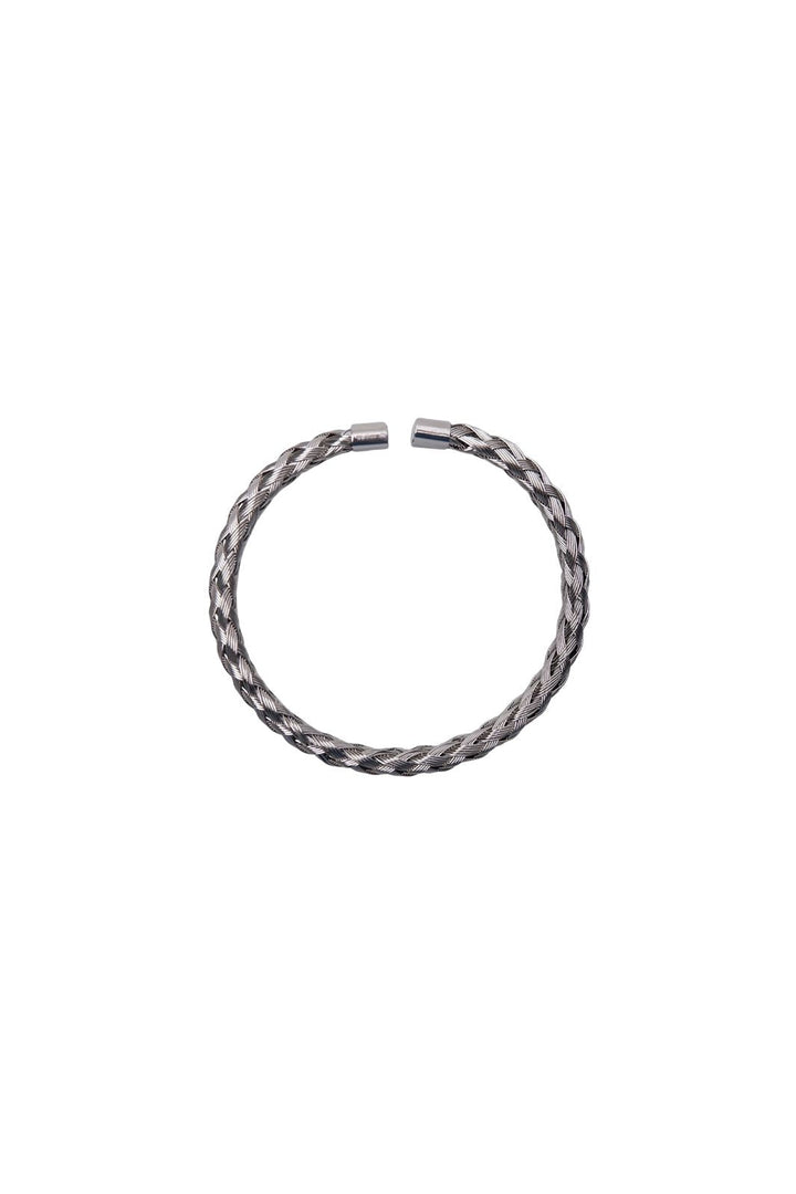 Black Colour - Bcelma Bracelet 4430 - Silver Coloured