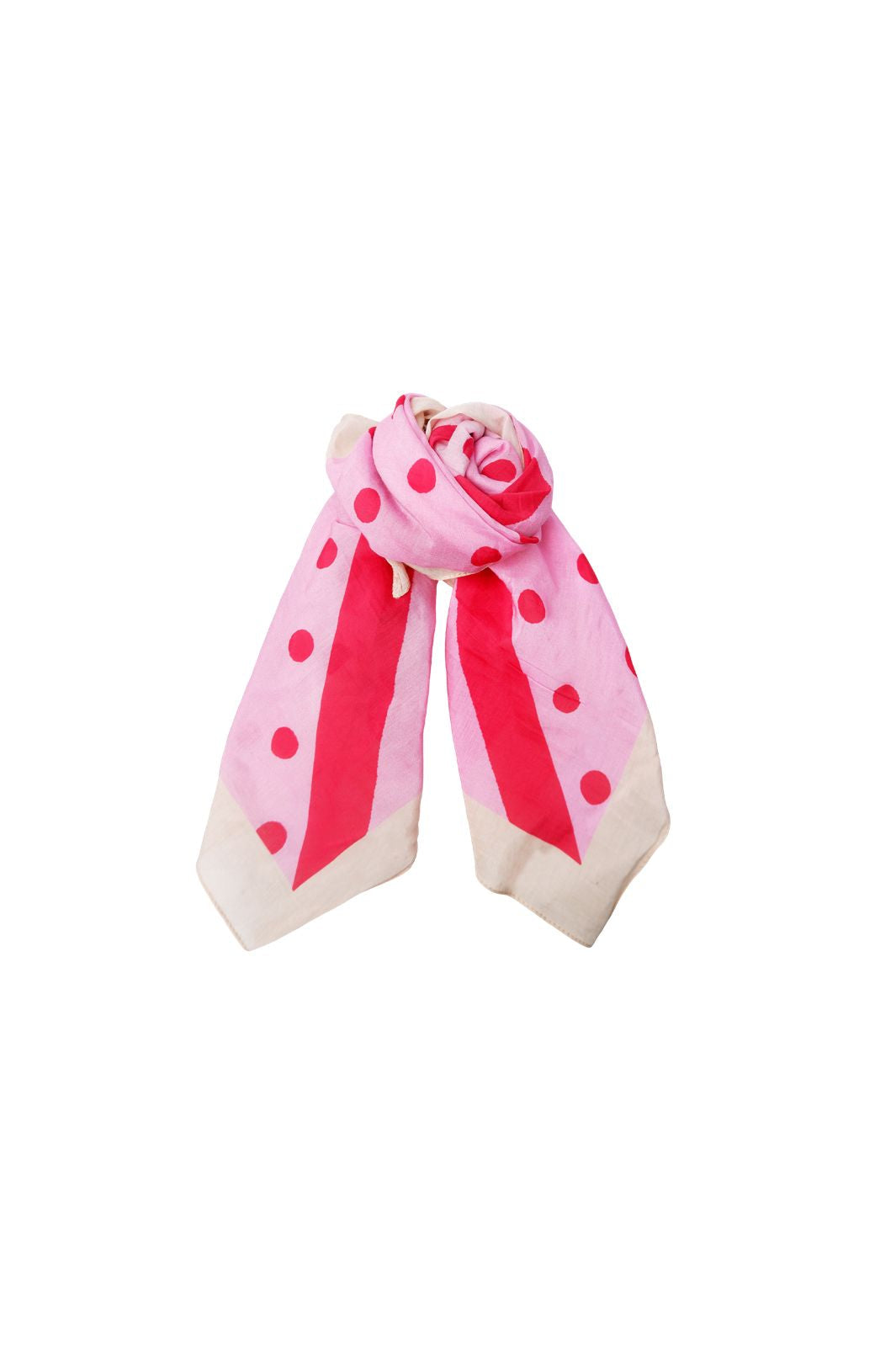 Black Colour - Bcestelle Mini Scarf 3658 - Pink