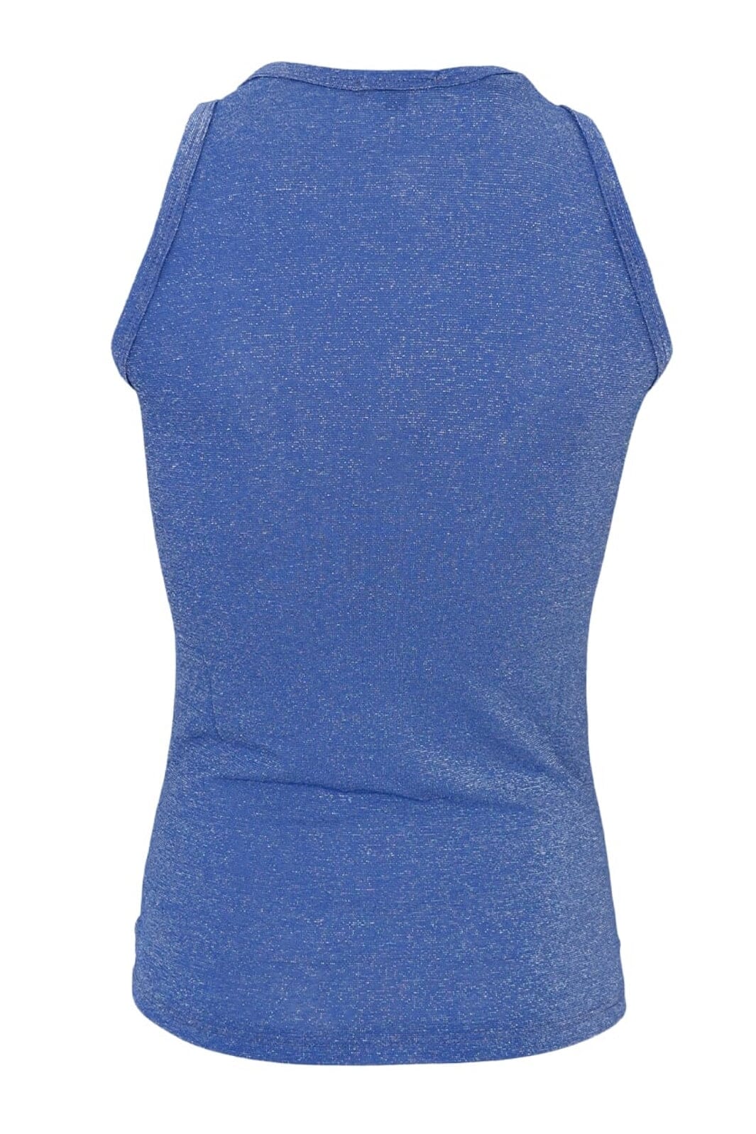 Black Colour - Bcfaye Lurex Top - Sky Blue