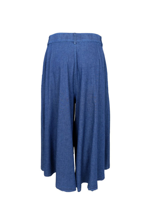 Black Colour - Bchermione Split Skirt 41279 - Denim Blue