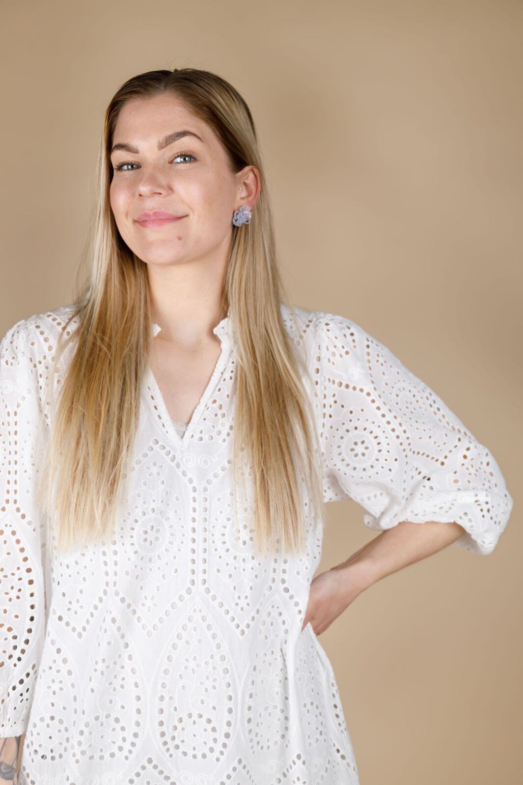 Black Colour - Bcingrid Earrings 4412 - Lt. Blue