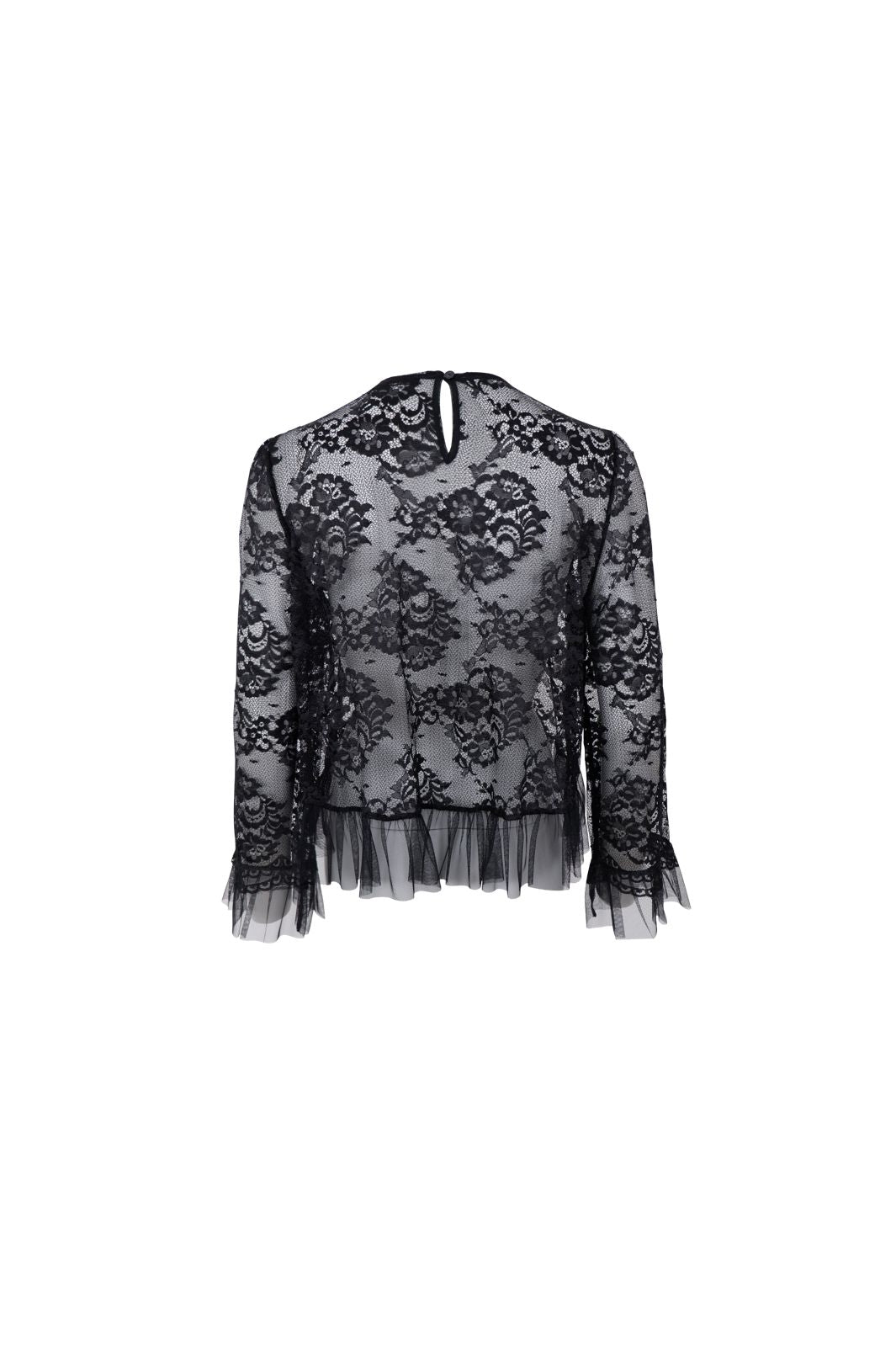 Black Colour - Bcisabel Lace Blouse 41033 - Black