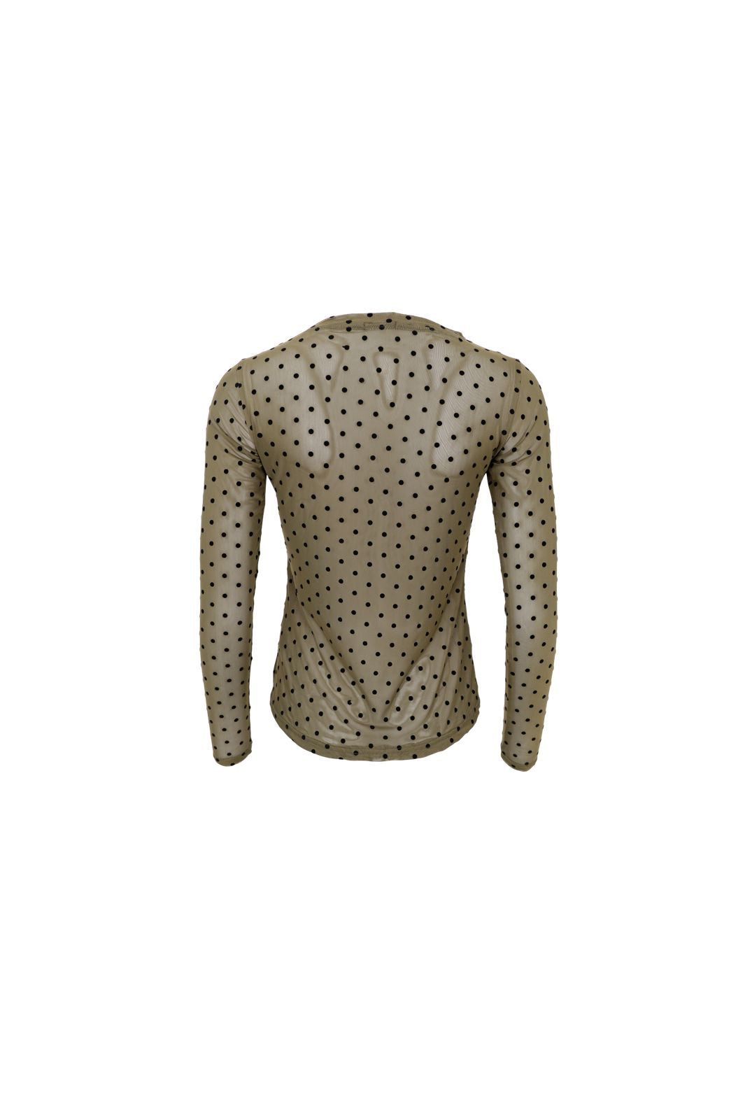 Black Colour - Bcjennie Dotted Mesh Blouse 40611 - Shirts - Espresso