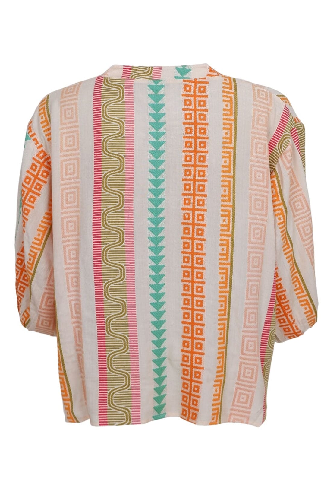 Black Colour - Bckos Shirt 40896 - Orange Multi