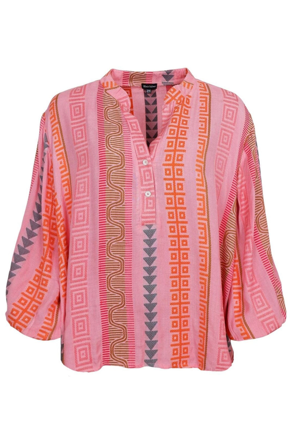 Black Colour - Bckos Shirt 40896 - Pink Multi