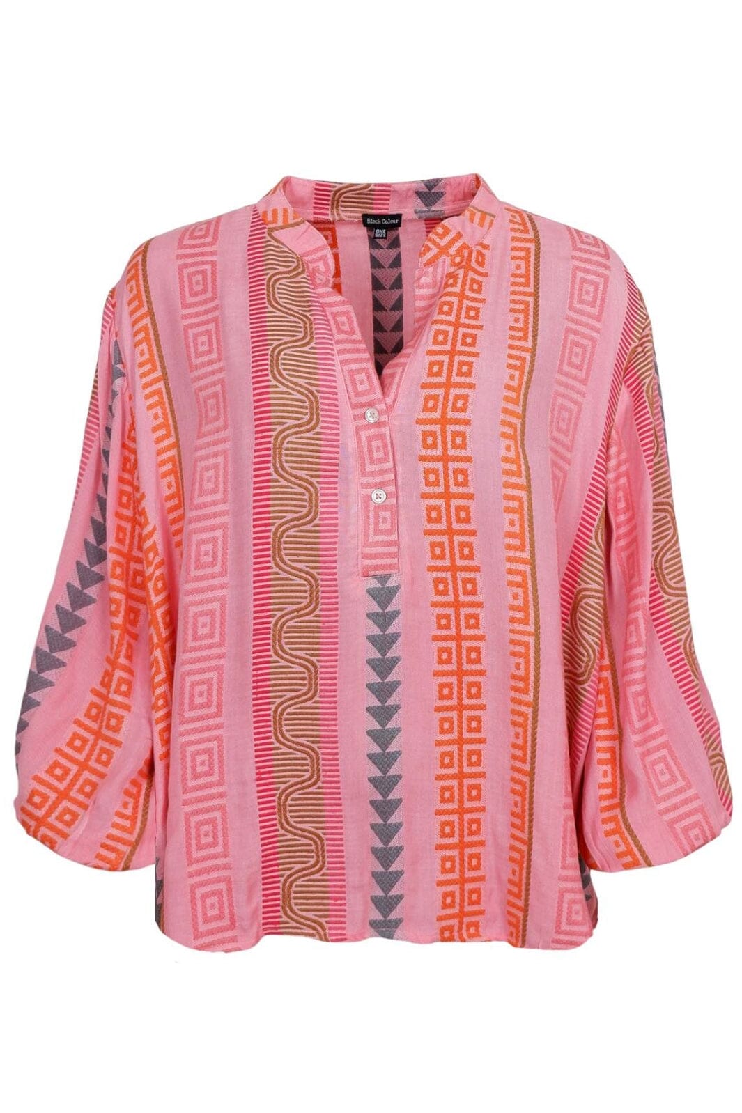 Black Colour - Bckos Shirt 40896 - Pink Multi