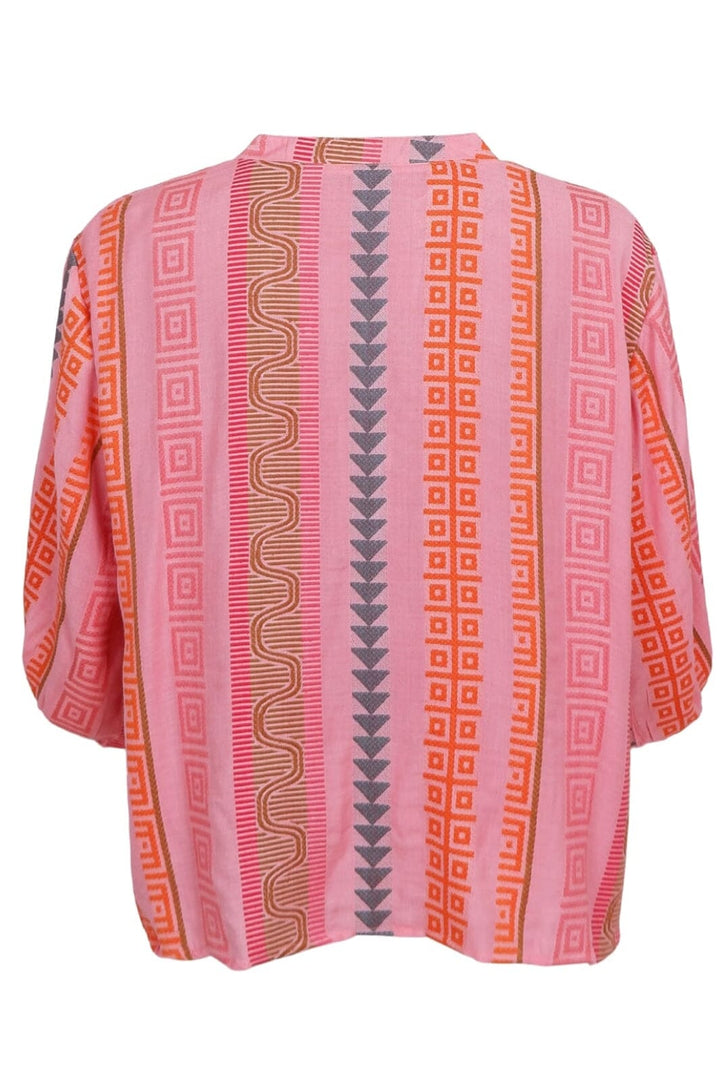 Black Colour - Bckos Shirt 40896 - Pink Multi