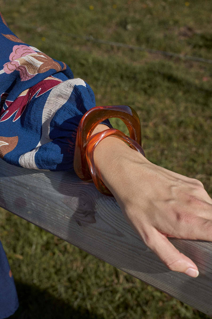 Black Colour - Bclaneya Bangle 4495 - Amber Smykker 