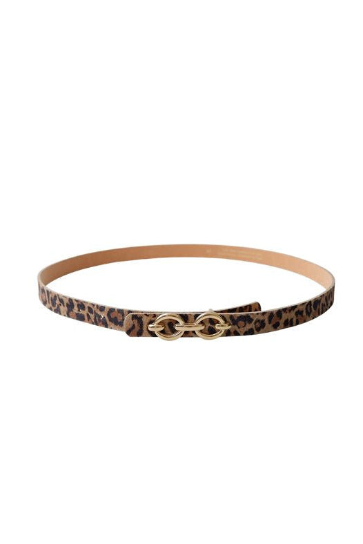 Black Colour - Bclotus Belt 10299 - Leopard