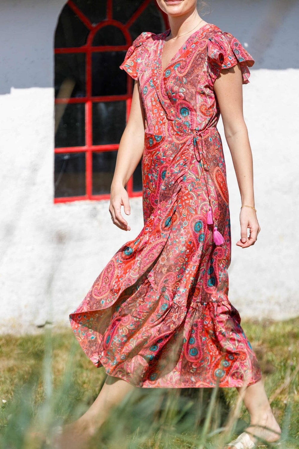 Black Colour - Bcluna Flared Wrap Dress 39151 - Scarlett Berry
