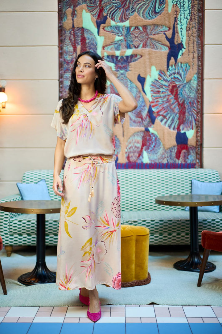 Black Colour - Bcluna Regular Skirt 39230 - Poppy Rose