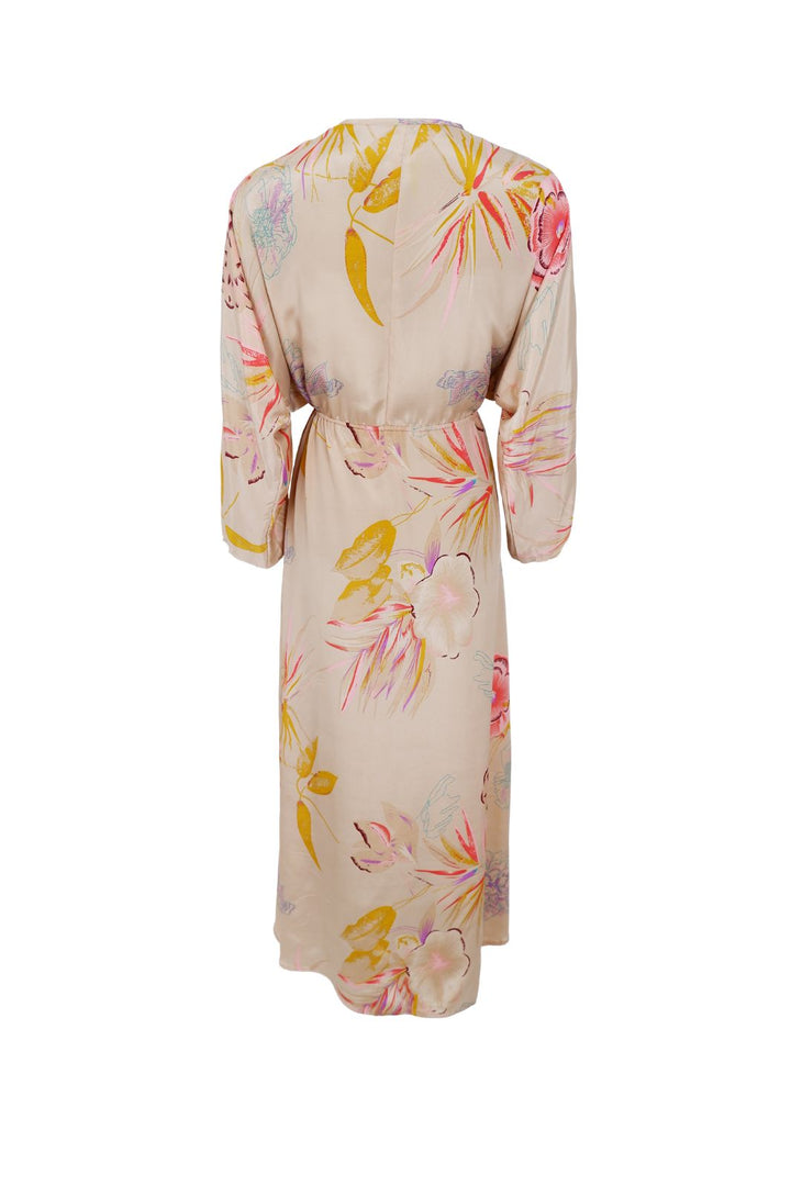 Black Colour - Bcluna V-Neck Dress L/S 39240 - Poppy Rose