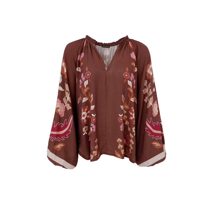 Black Colour - Bcmarigold Blouse 41024 - Coffee Bluser 