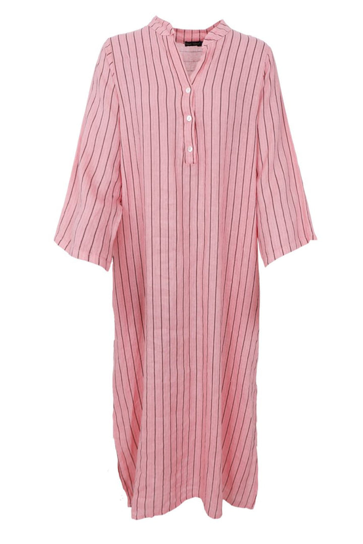 Black Colour - Bcmelina Shirt Dress 40421 - Rose Stripe