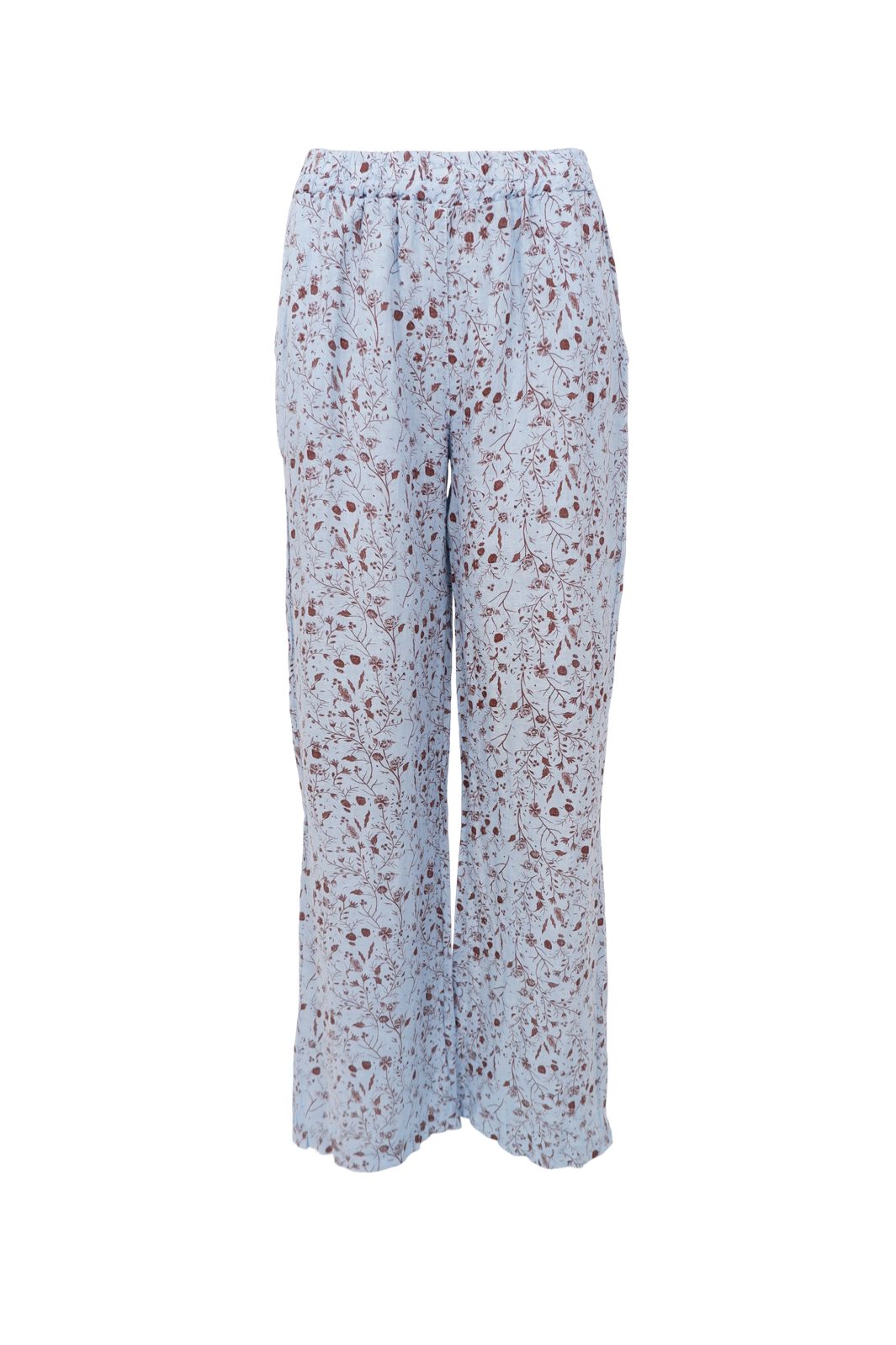 Black Colour - Bcmelina Wide Linen Pant 41114 - Floral